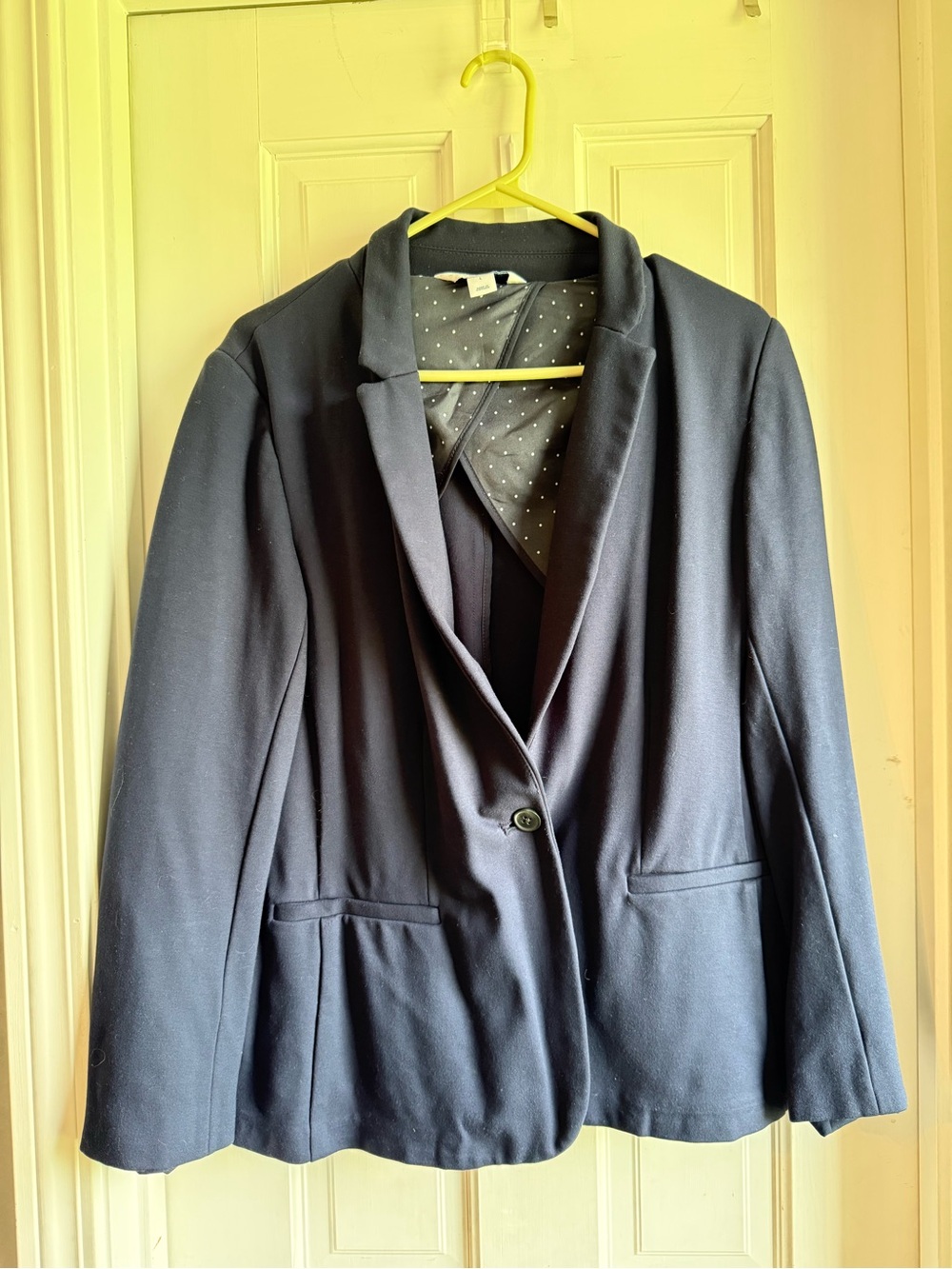 Old Navy Women's Navy Single-Button Blazer Jacket